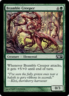 Bramble Creeper (Magic 2010 Core Set) Light Play Foil