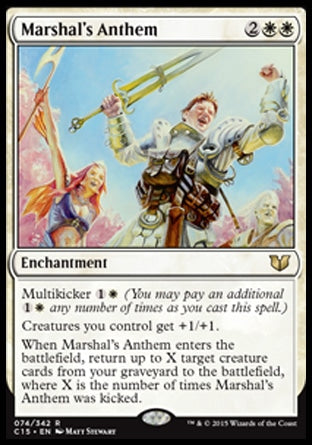 Marshal's Anthem (Commander 2015) Medium Play