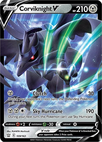 Corviknight V (SWSH05: Battle Styles) Near Mint Holofoil