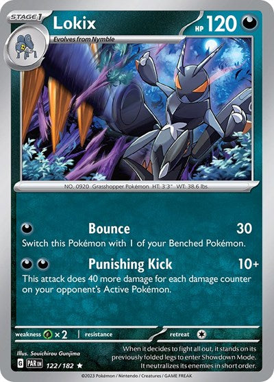 Lokix (Scarlet and Violet: Paradox Rift) Near Mint Holofoil