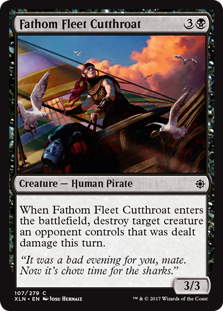 Fathom Fleet Cutthroat (Ixalan) Near Mint Foil