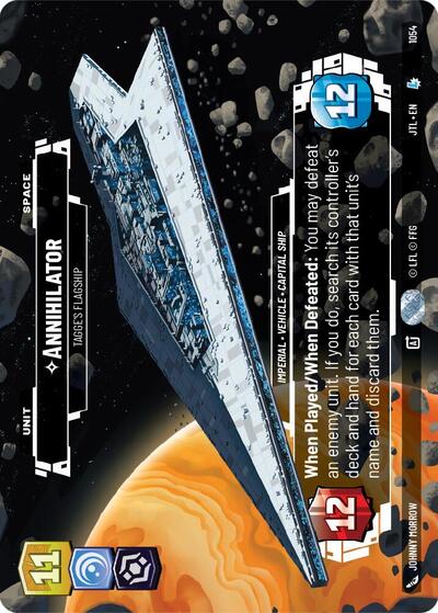 Annihilator Tagge's Flagship (Prestige Foil) (Jump to Lightspeed) Near Mint Foil