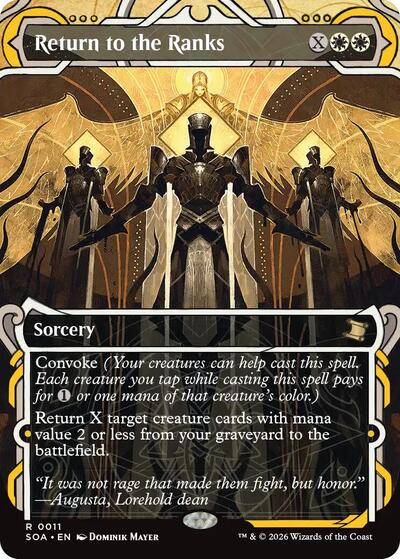 Return to the Ranks (Secrets of Strixhaven: Mystical Archive) Near Mint