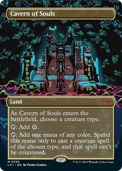 Cavern of Souls (0345) (Borderless) (The Lost Caverns of Ixalan) Medium Play