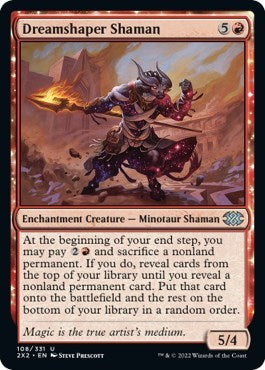 Dreamshaper Shaman (Double Masters 2022) Light Play Foil
