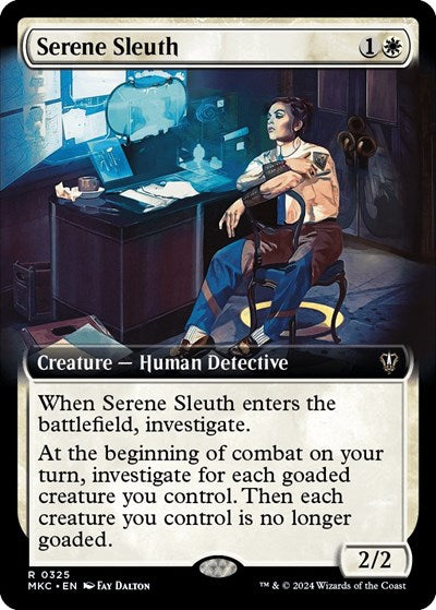 Serene Sleuth (Extended Art) (Commander: Murders at Karlov Manor) Near Mint