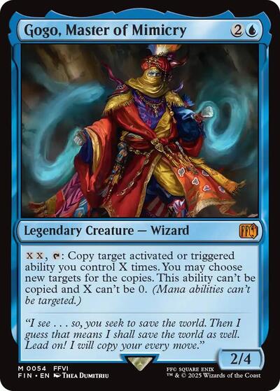 Gogo, Master of Mimicry (Universes Beyond: FINAL FANTASY) Near Mint Foil