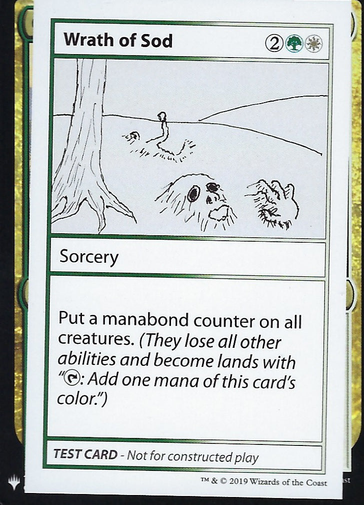 Wrath of Sod (Mystery Booster Test Print) Near Mint