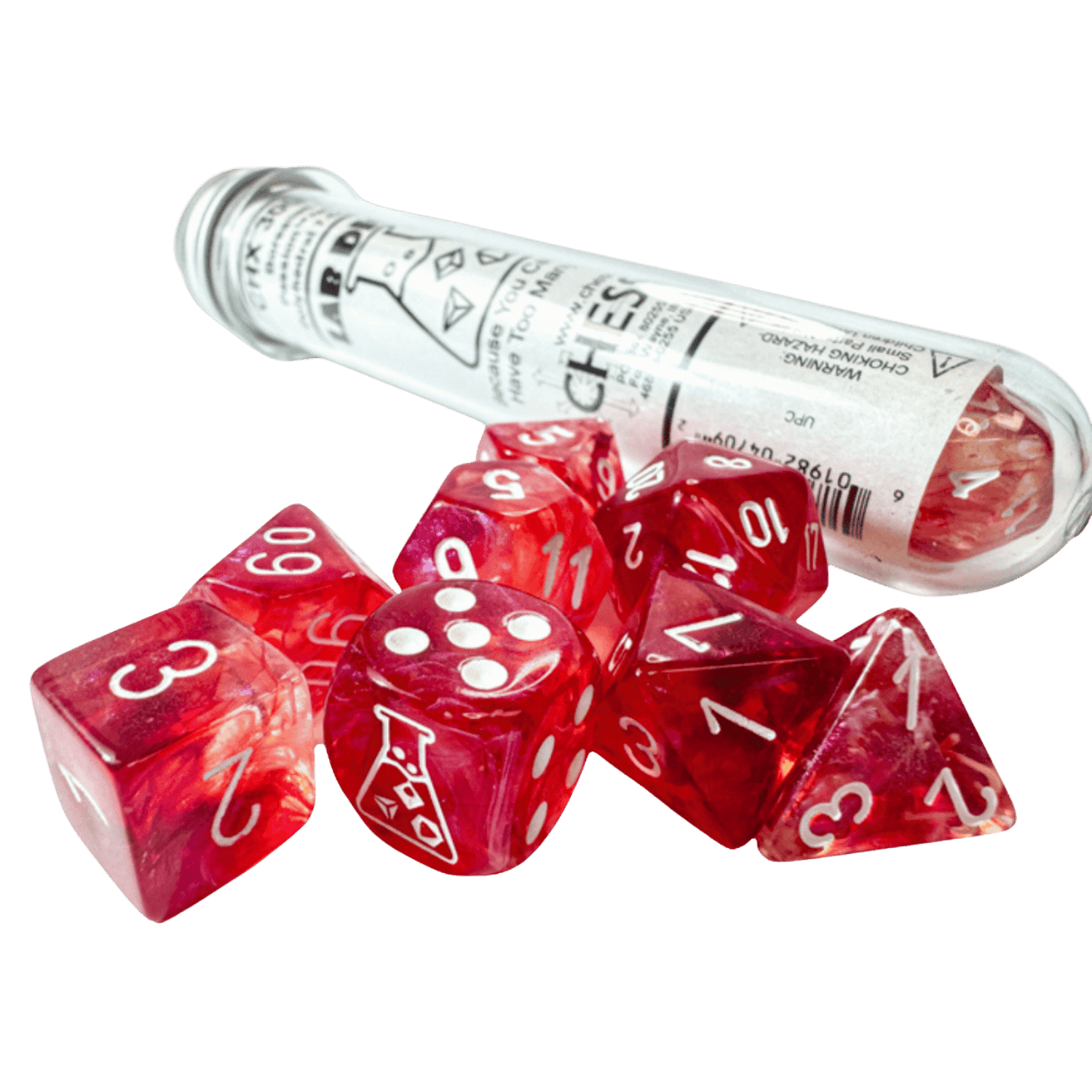 Chessex Lab Dice Tube