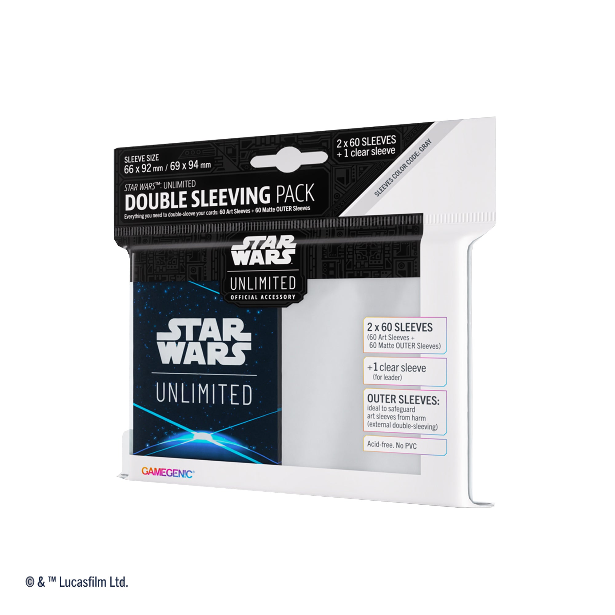 Star Wars Unlimited: Double Sleeving - Blue
