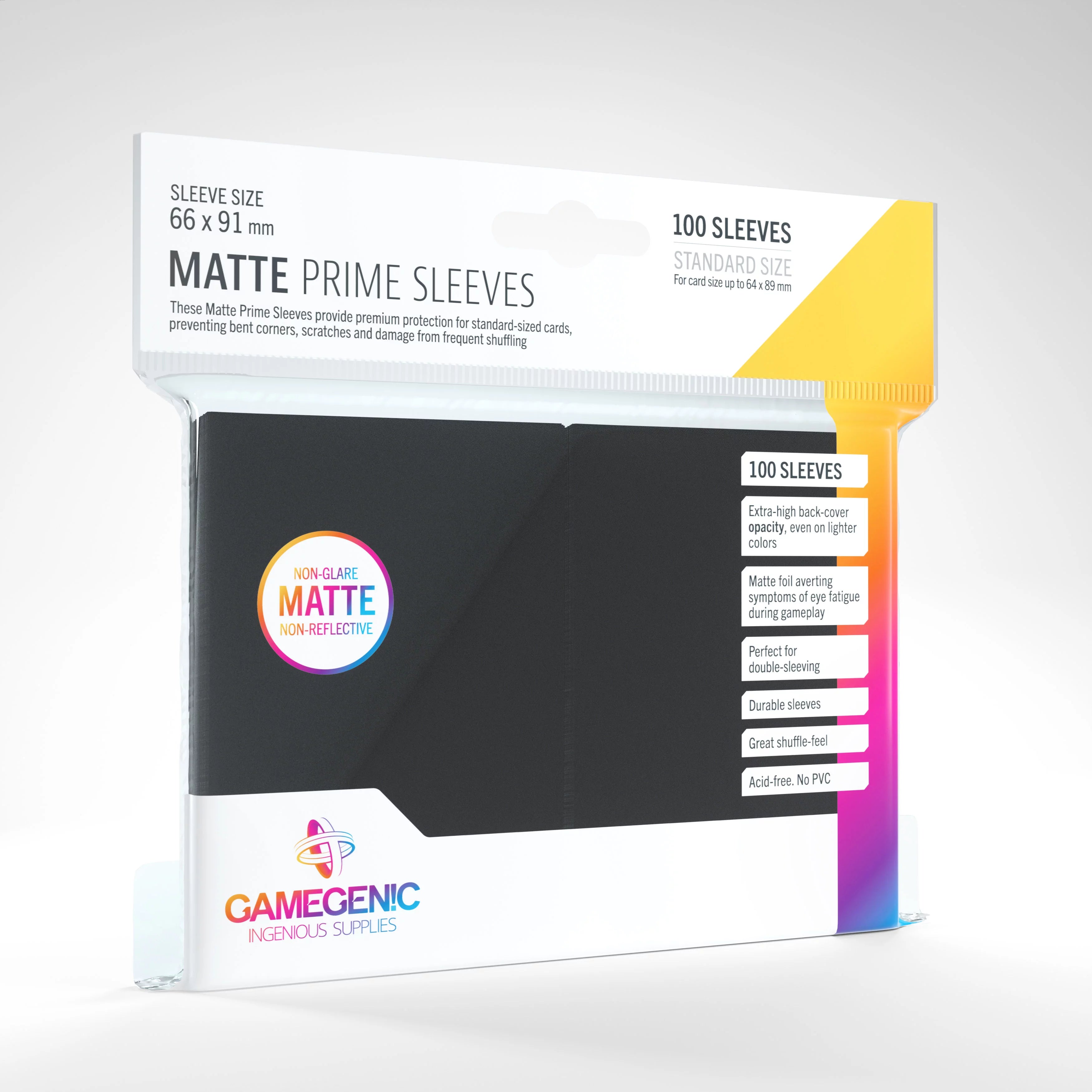 Gamegenic Matte Prime Sleeves (100ct)