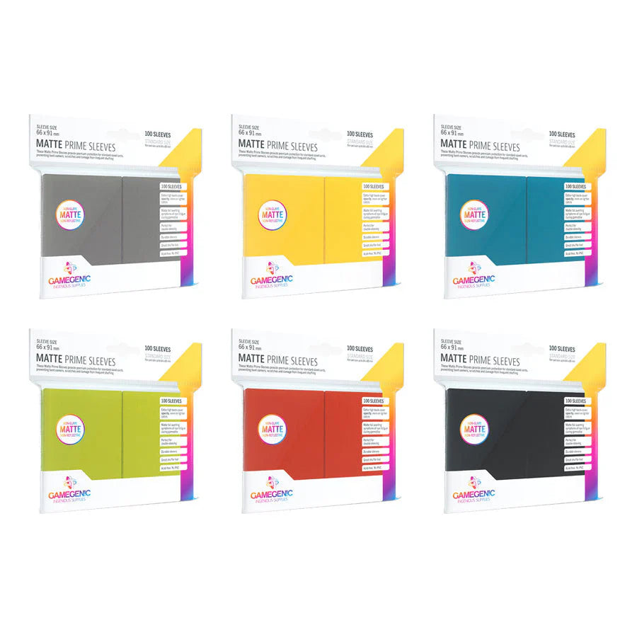 Gamegenic Matte Prime Sleeves (100ct)