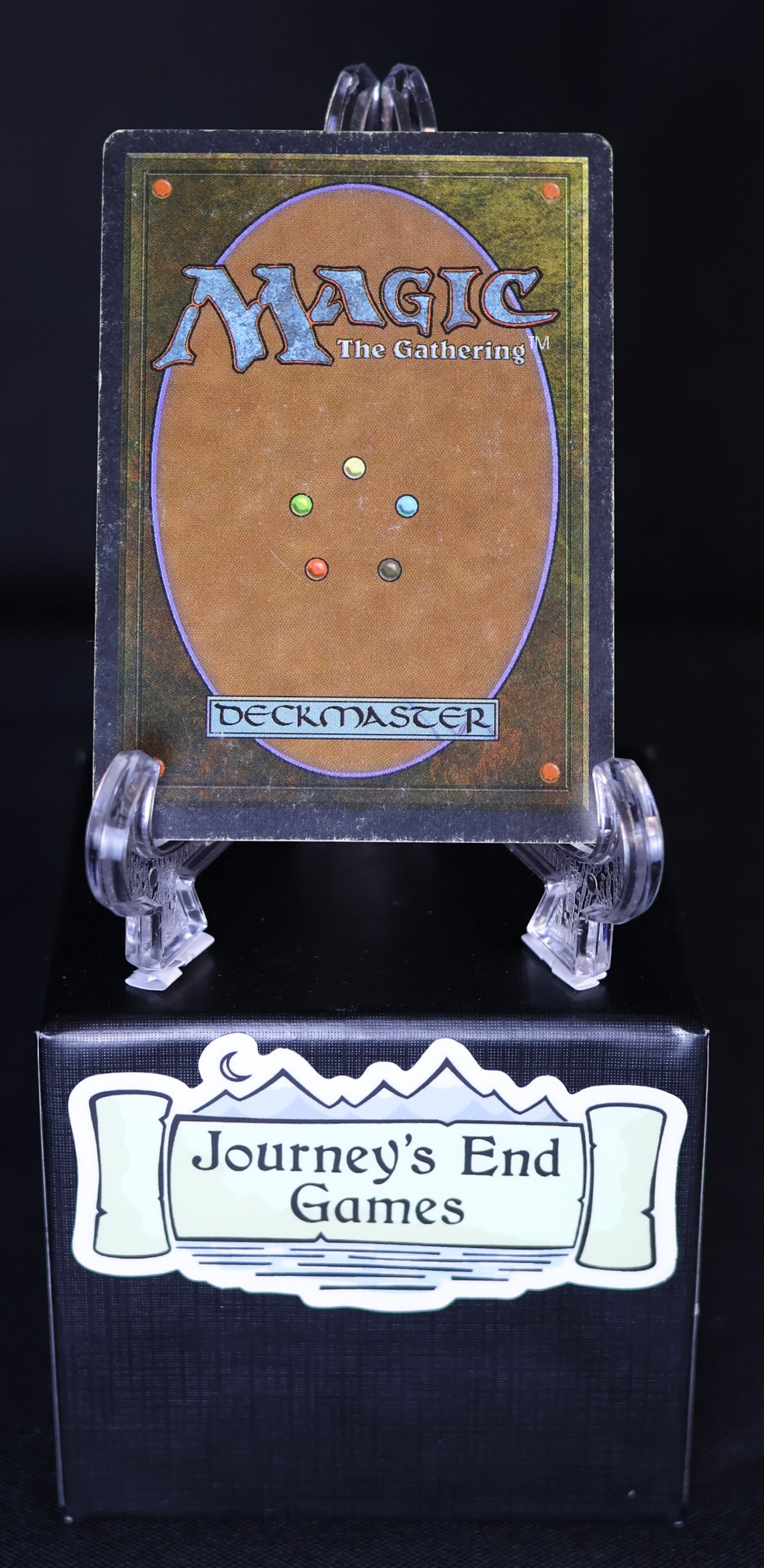 Mox Jet (unlimited) Heavy Play Dual Signed