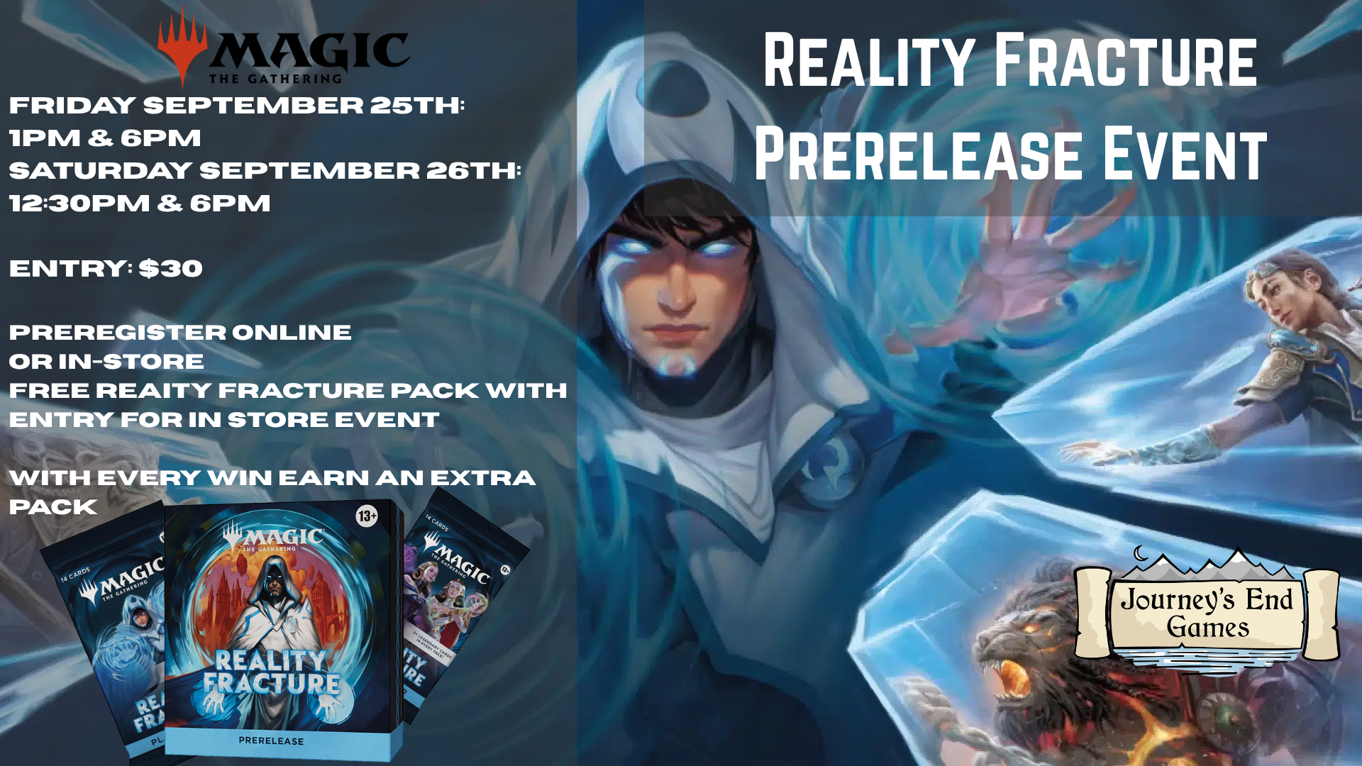Reality Fracture - Friday (Sept. 25th) Prerelease 6pm
