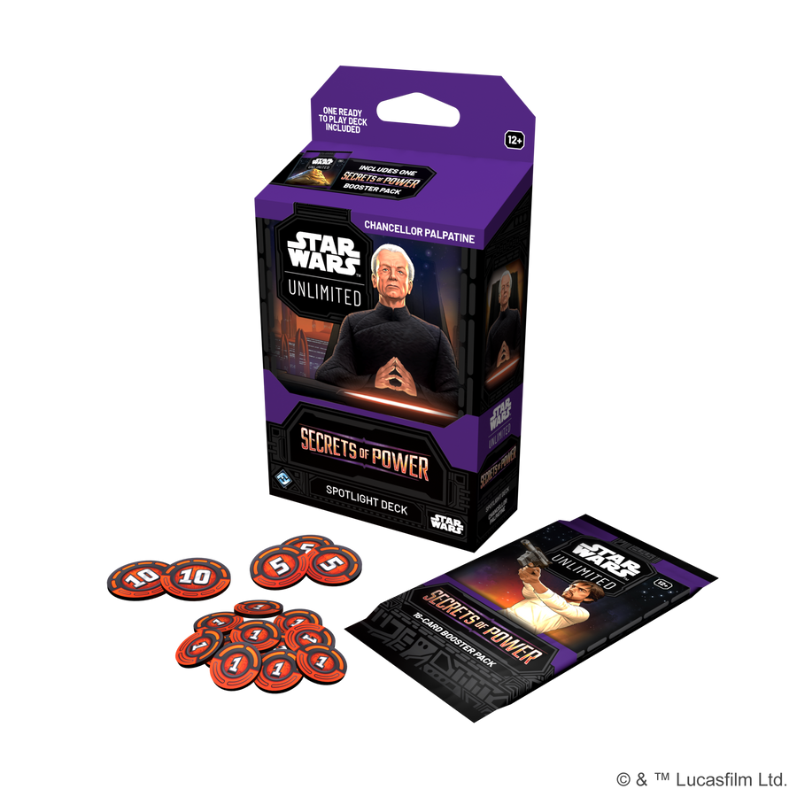 Star Wars Unlimited: Secrets of Power Spotlight Deck: Chancellor Palpatine
