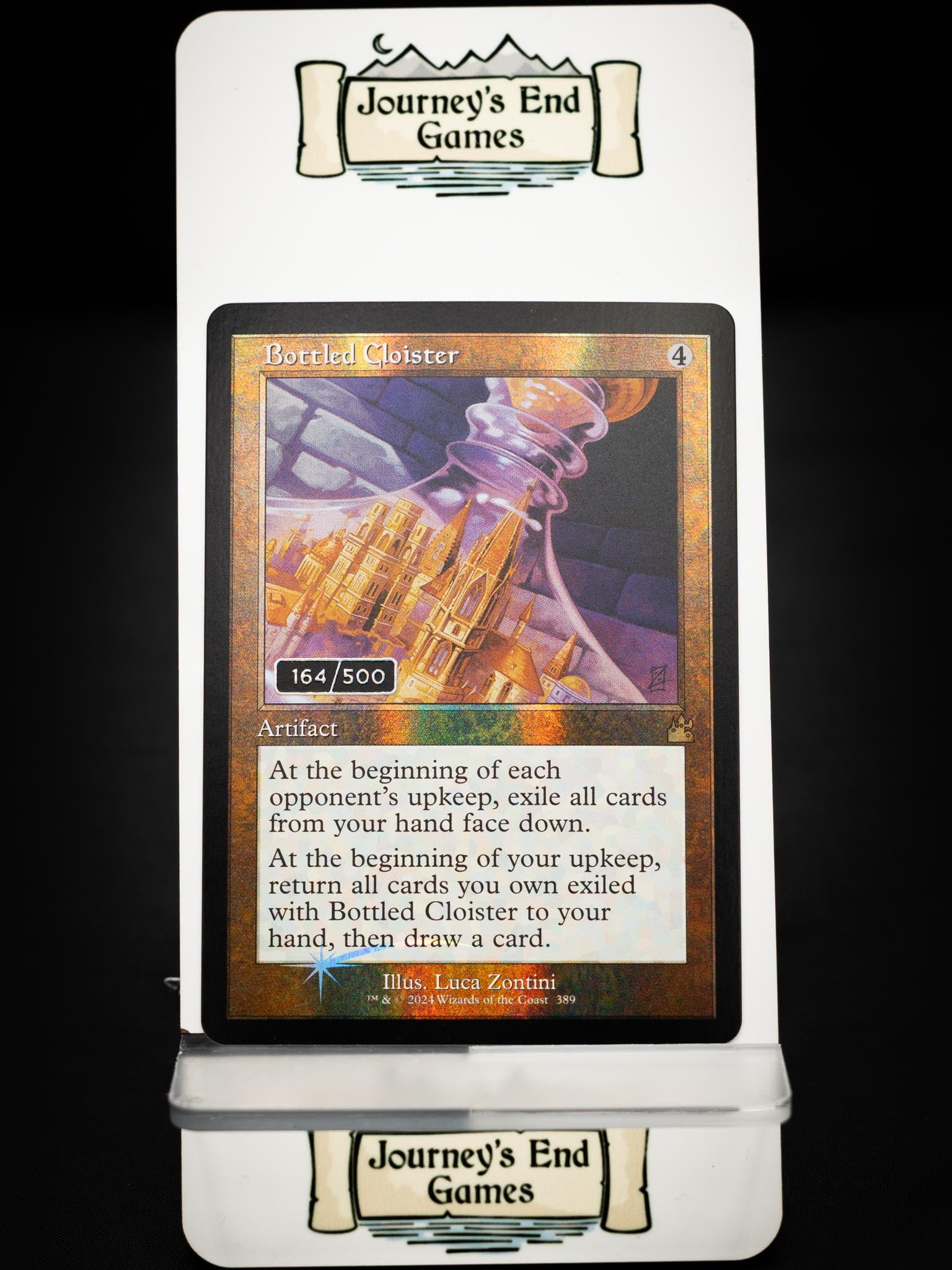 Bottled Cloister (Retro Frame) (Serial Numbered) (Ravnica Remastered) Near Mint Foil