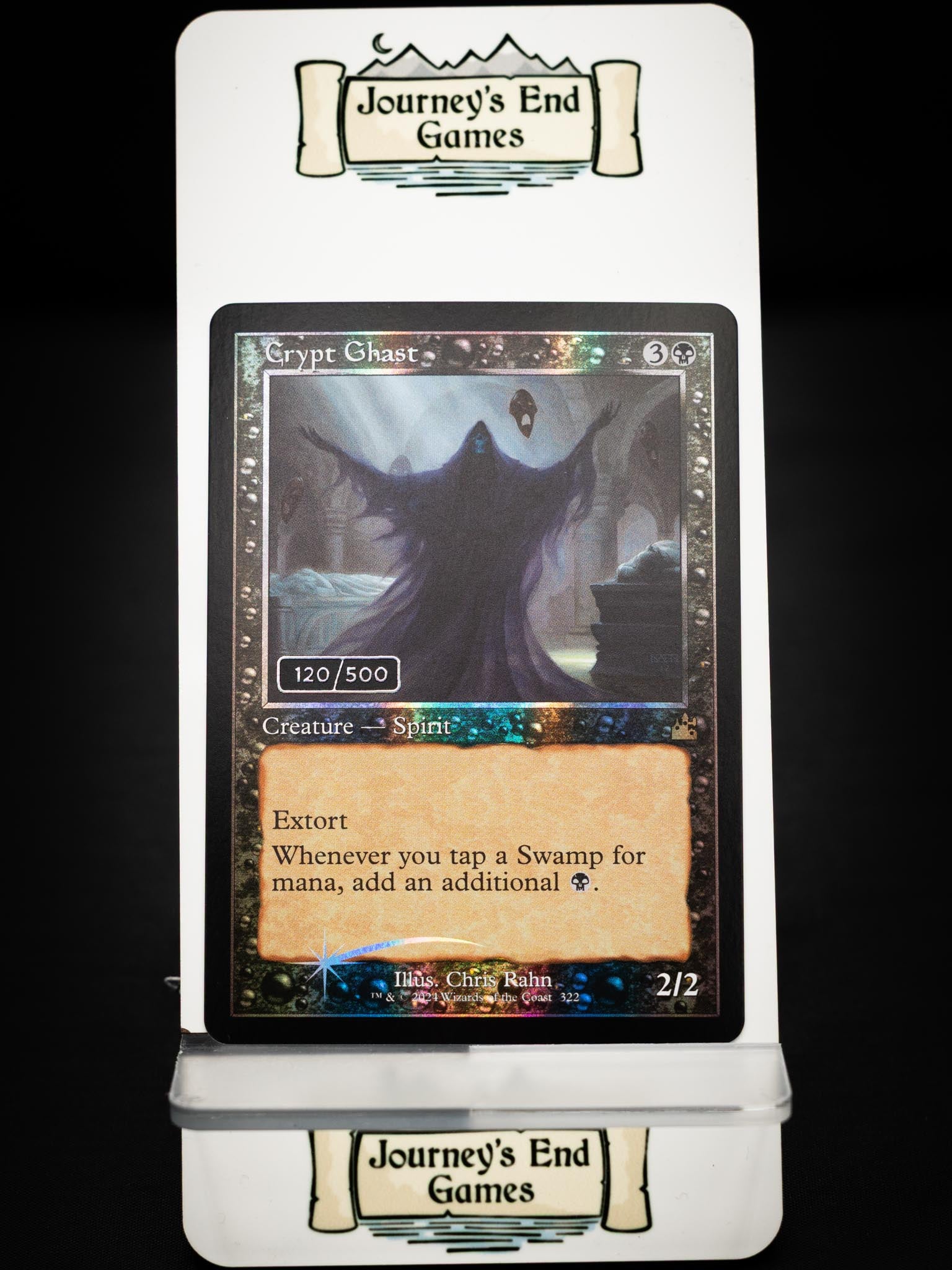 Crypt Ghast (Retro Frame) (Serial Numbered) (Ravnica Remastered) Near Mint Foil