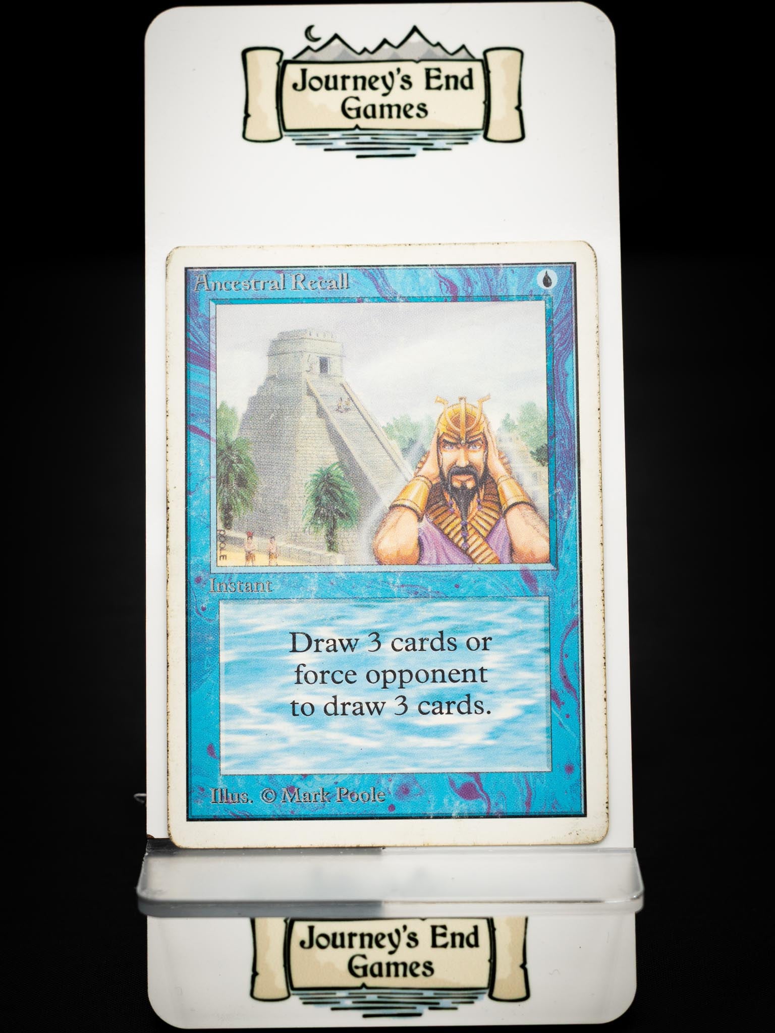 Ancestral Recall (Unlimited) Damaged / Poor