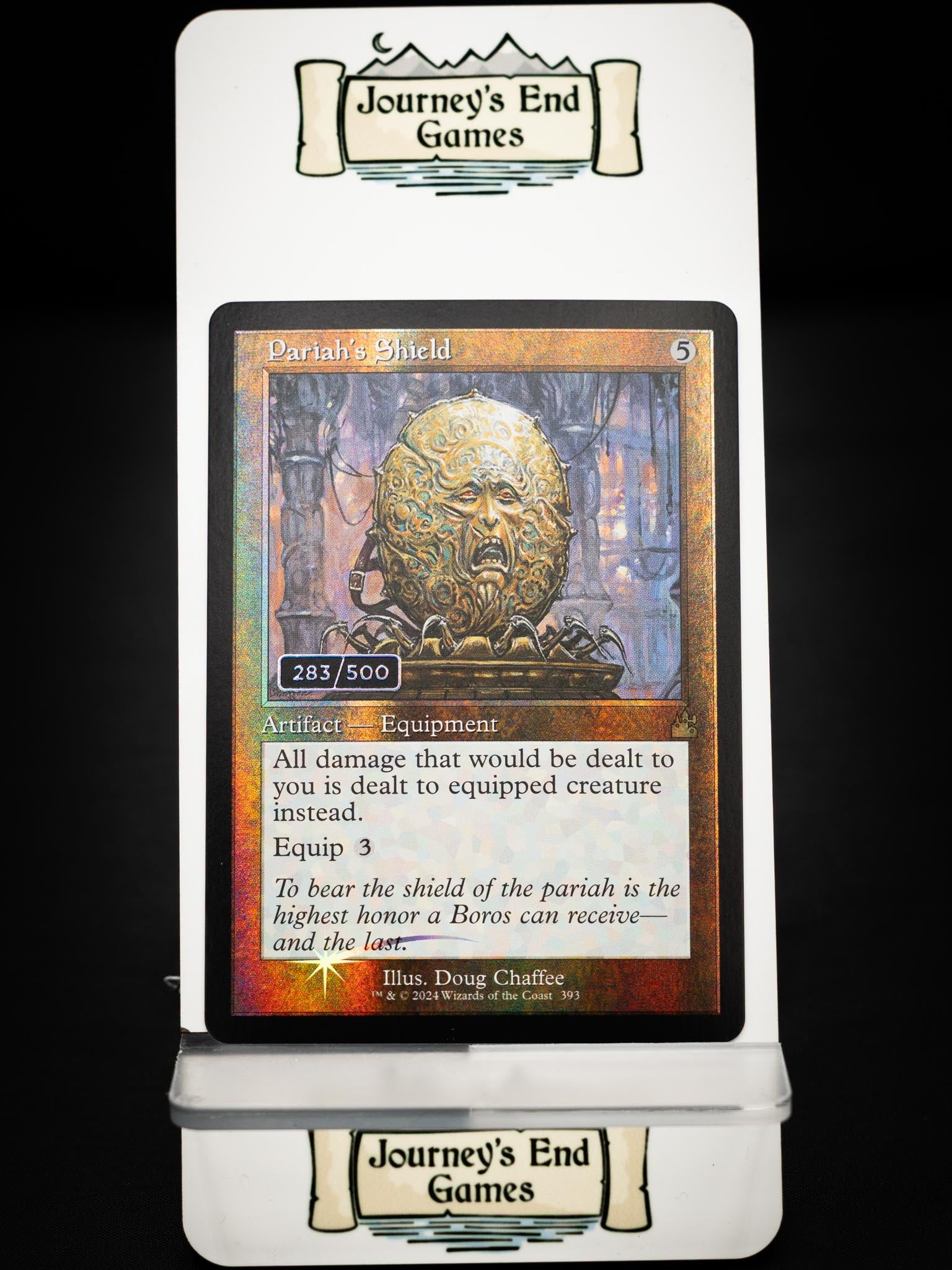 Pariah's Shield (Retro Frame) (Serial Numbered) (Ravnica Remastered) Near Mint Foil