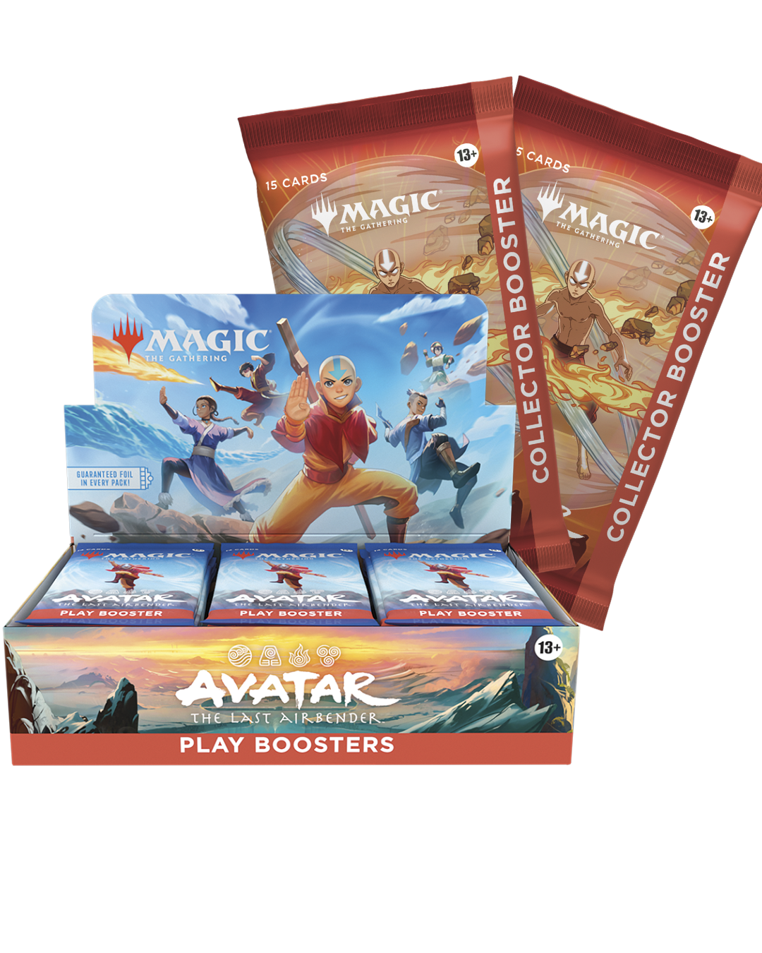 Magic: The Gathering - Avatar: The Last Airbender Collector's Package - 1 Play Booster Box and 2 Collector Booster Packs (PREORDER - Product Arrives Starting 11/14)