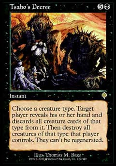 Tsabo's Decree (Invasion) Light Play