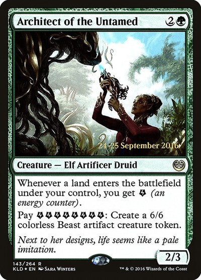 Architect of the Untamed (Promos: Prerelease Cards) Light Play Foil