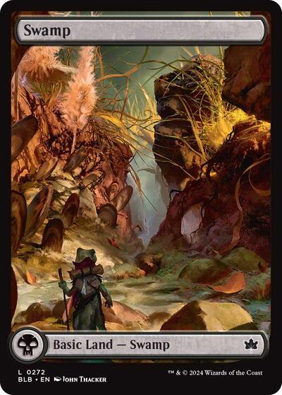 Swamp (0272) (Bloomburrow) Light Play Foil