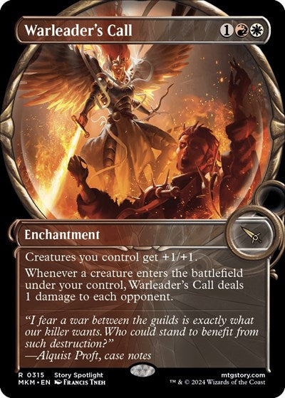 Warleader's Call (Showcase) (Murders at Karlov Manor) Medium Play Foil