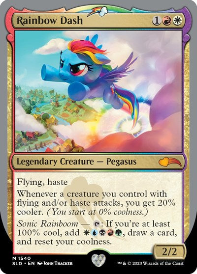 Rainbow Dash (Secret Lair) Light Play Foil