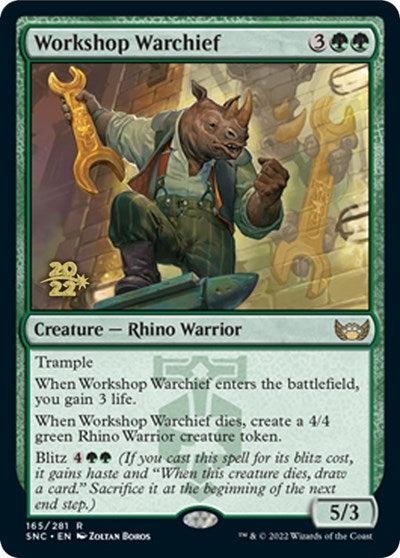 Workshop Warchief (Promos: Prerelease Cards) Light Play Foil