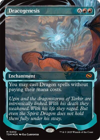 Dracogenesis (0402) (Showcase) (Tarkir: Dragonstorm) Light Play Foil