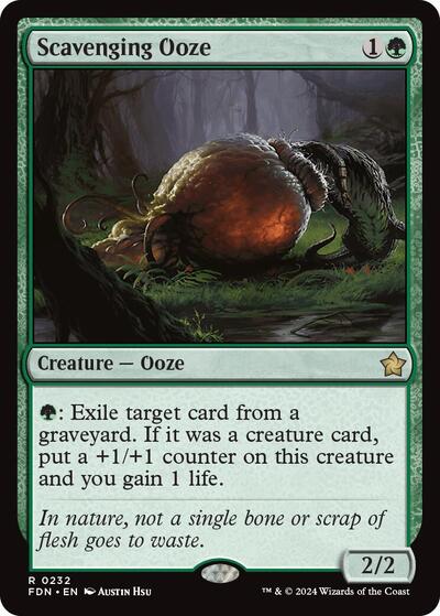 Scavenging Ooze (Foundations) Near Mint Foil