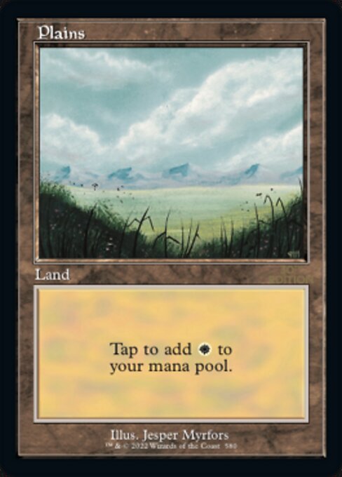 Plains (580) (Retro Frame) (30th Anniversary Edition) Light Play