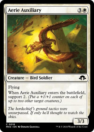 Aerie Auxiliary (Modern Horizons 3) Light Play Foil