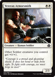 Veteran Armorsmith (Duel Decks: Kiora vs Elspeth) Near Mint