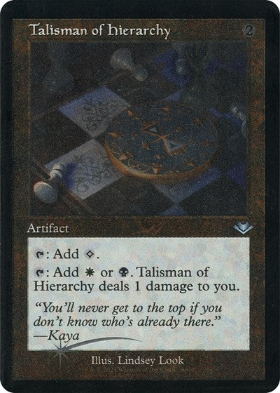 Talisman of Hierarchy (Retro Frame) (Foil Etched) (Modern Horizons 1 Retro Frames) Near Mint Foil