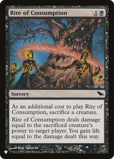 Rite of Consumption (The List) Near Mint