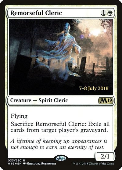 Remorseful Cleric (Promos: Prerelease Cards) Near Mint Foil