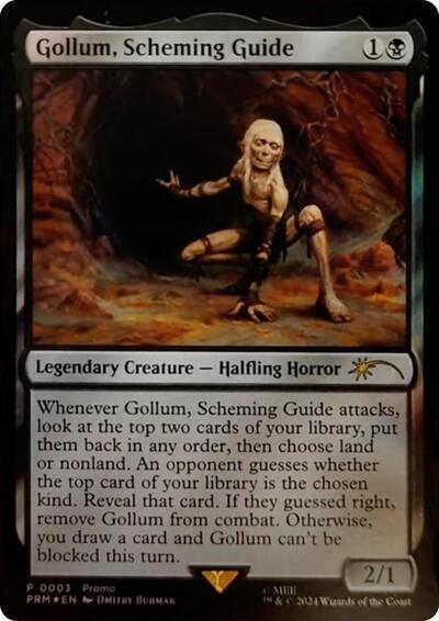 Gollum, Scheming Guide (Promos: Unique and Miscellaneous) Near Mint Foil
