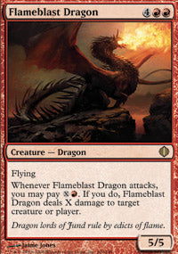 Flameblast Dragon (Shards of Alara) Damaged / Poor Foil