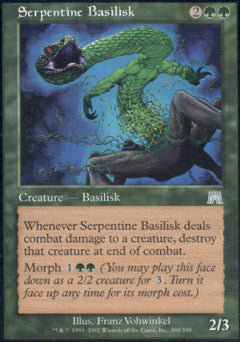 Serpentine Basilisk (Onslaught) Medium Play