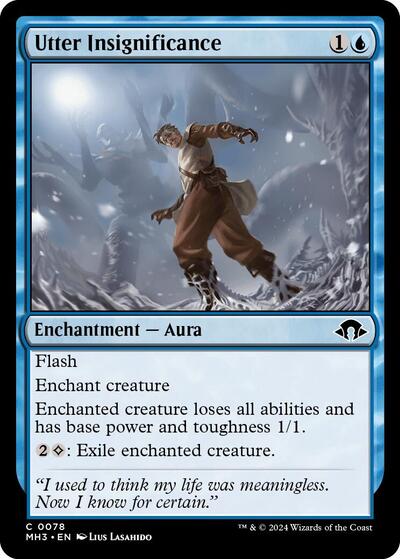 Utter Insignificance (Modern Horizons 3) Light Play Foil
