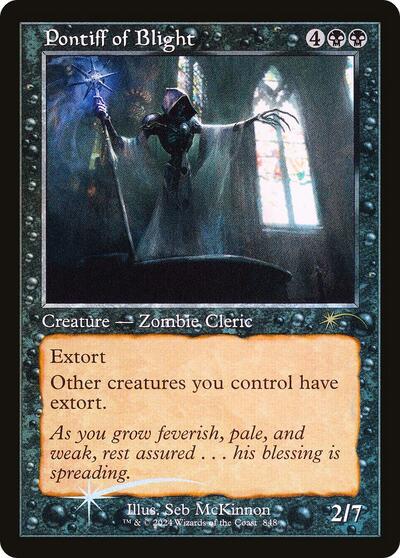 Pontiff of Blight (Retro Frame) (Secret Lair) Light Play Foil