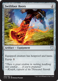 Swiftfoot Boots (Commander 2018) Light Play