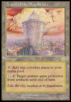 Tower of the Magistrate (Mercadian Masques) Heavy Play