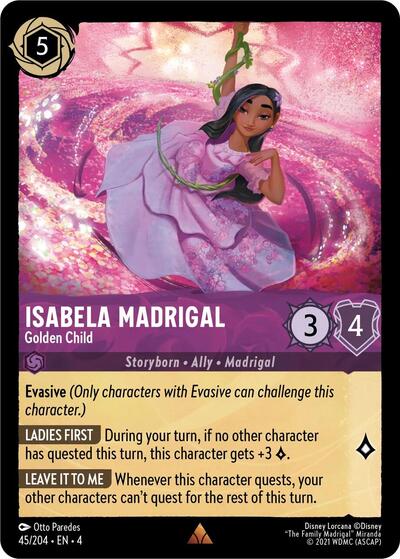 Isabella Madrigal - Golden Child (Ursula's Return) Near Mint Cold Foil