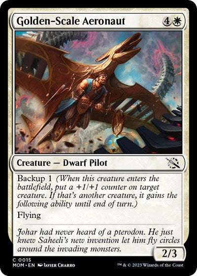 Golden-Scale Aeronaut (March of the Machine) Near Mint Foil