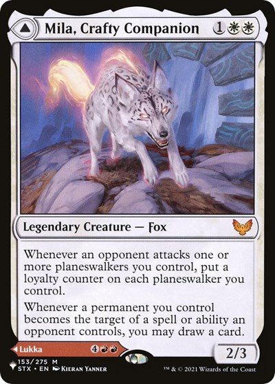 Mila, Crafty Companion (Secret Lair Commander: From Cute to Brute) Light Play