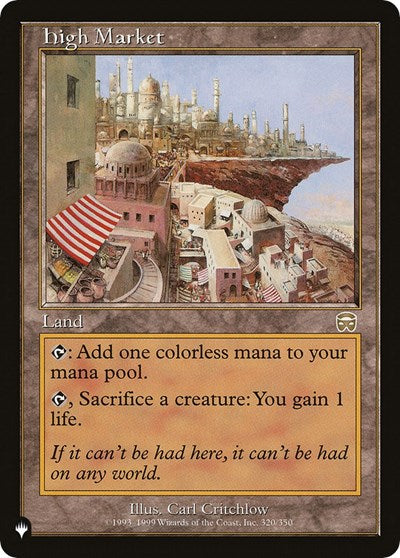 High Market (The List) Near Mint