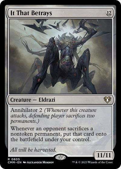 It That Betrays (Commander Masters) Medium Play